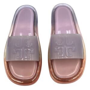 Tory Burch Pink and Gold Sandals